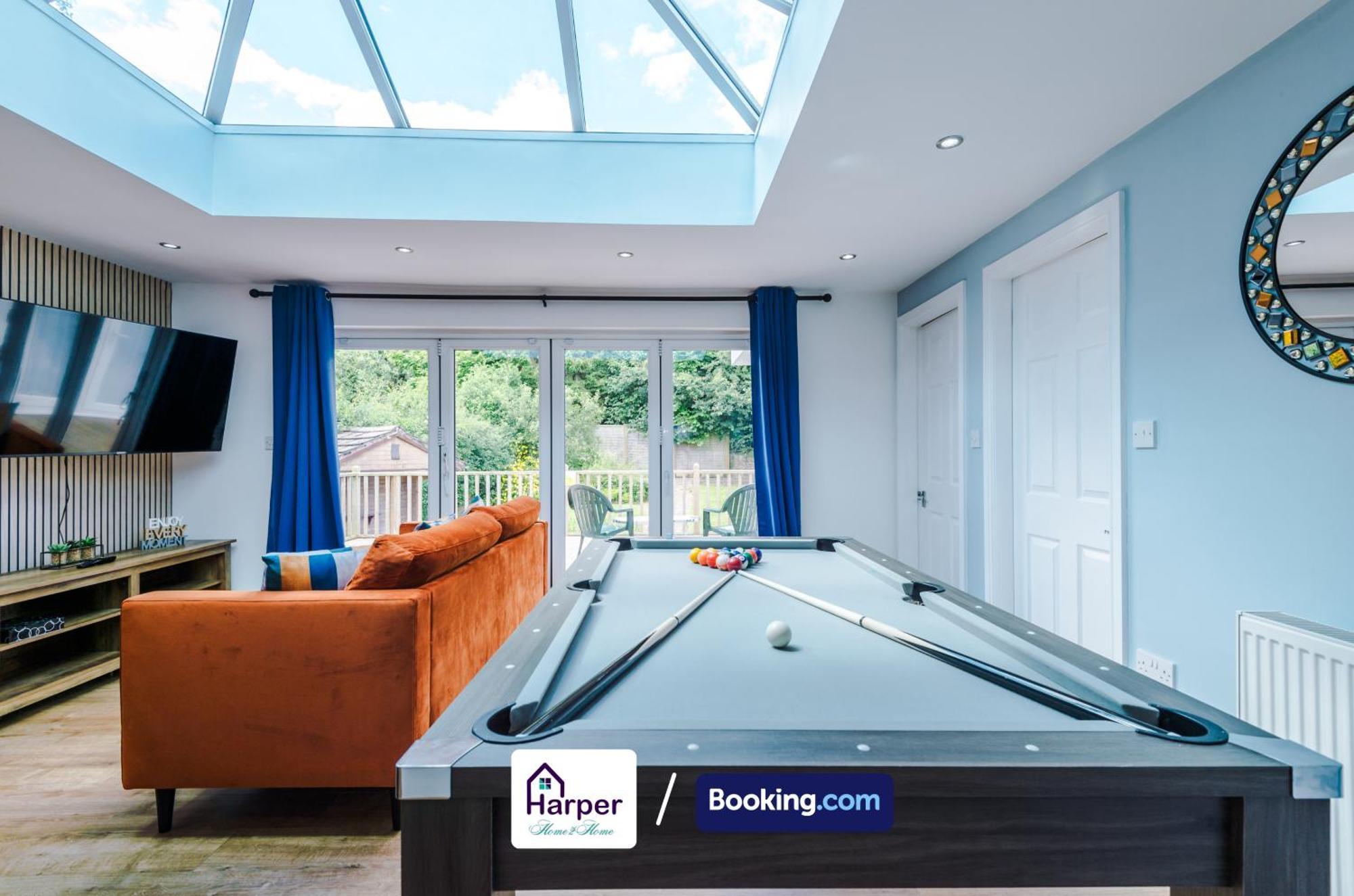 Spacious Detached Bungalow By Harperletting Short Lets & Serviced Accommodation Buckely With Pool Table & Driveway Buckley Kültér fotó